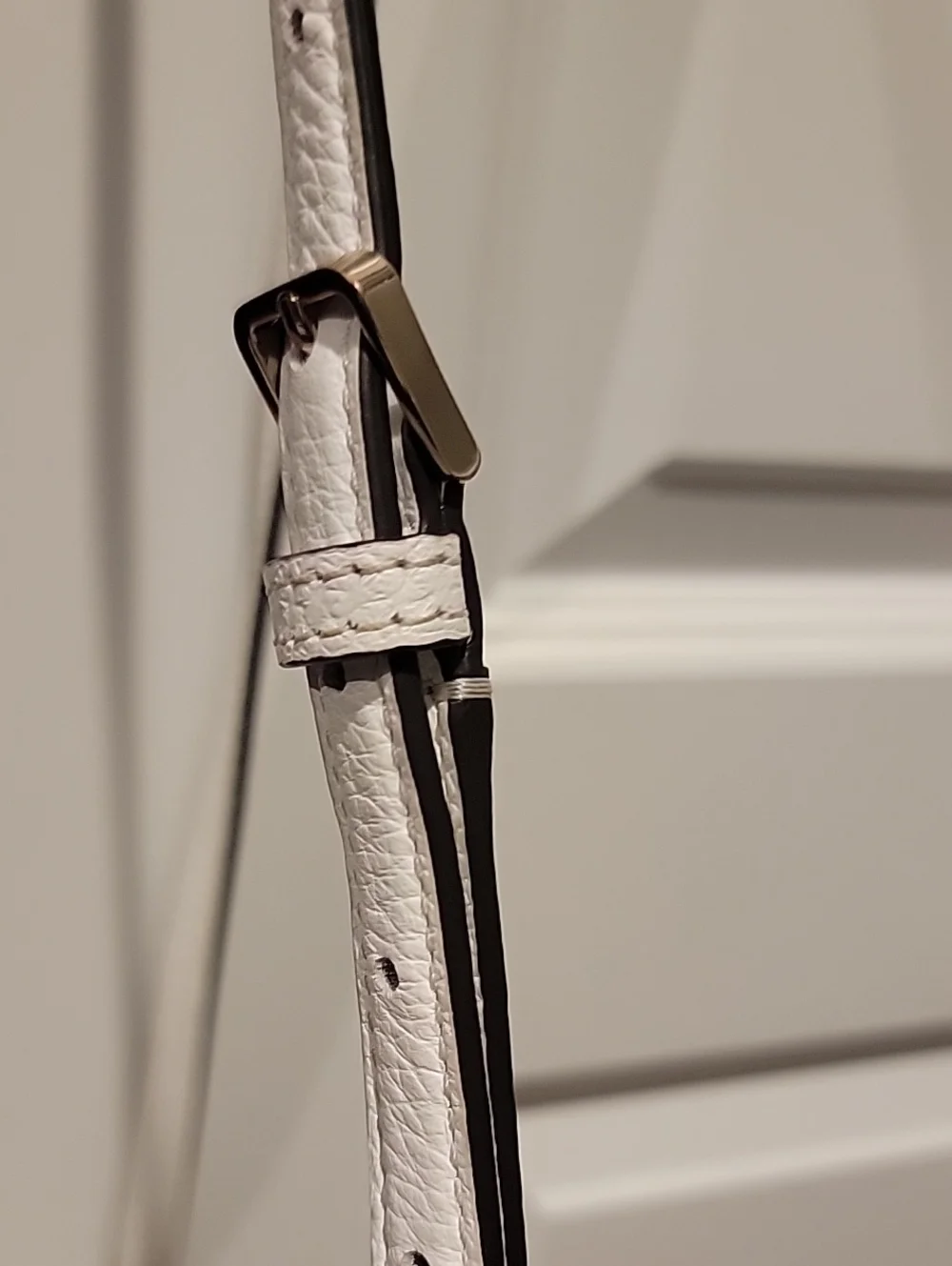 kate spade Cream, Pink & Orange Striped Canvas With Leather Trim Crossbody Bag